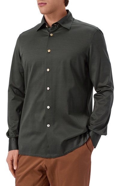 Хлопковая рубашка KITON, арт. UMCNERH0923414, фото 3