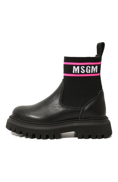 Кожаные ботинки MSGM KIDS, арт. 72561 VAR.2/28-35, фото 2
