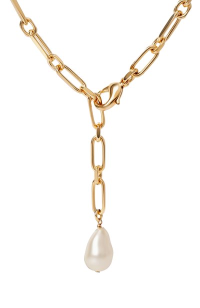 Колье DOLCE & GABBANA золотого цвета по цене 109500 руб., арт. WNN6P3/W1111, фото 4 Колье DOLCE & GABBANA, арт. WNN6P3/W1111, фото 4