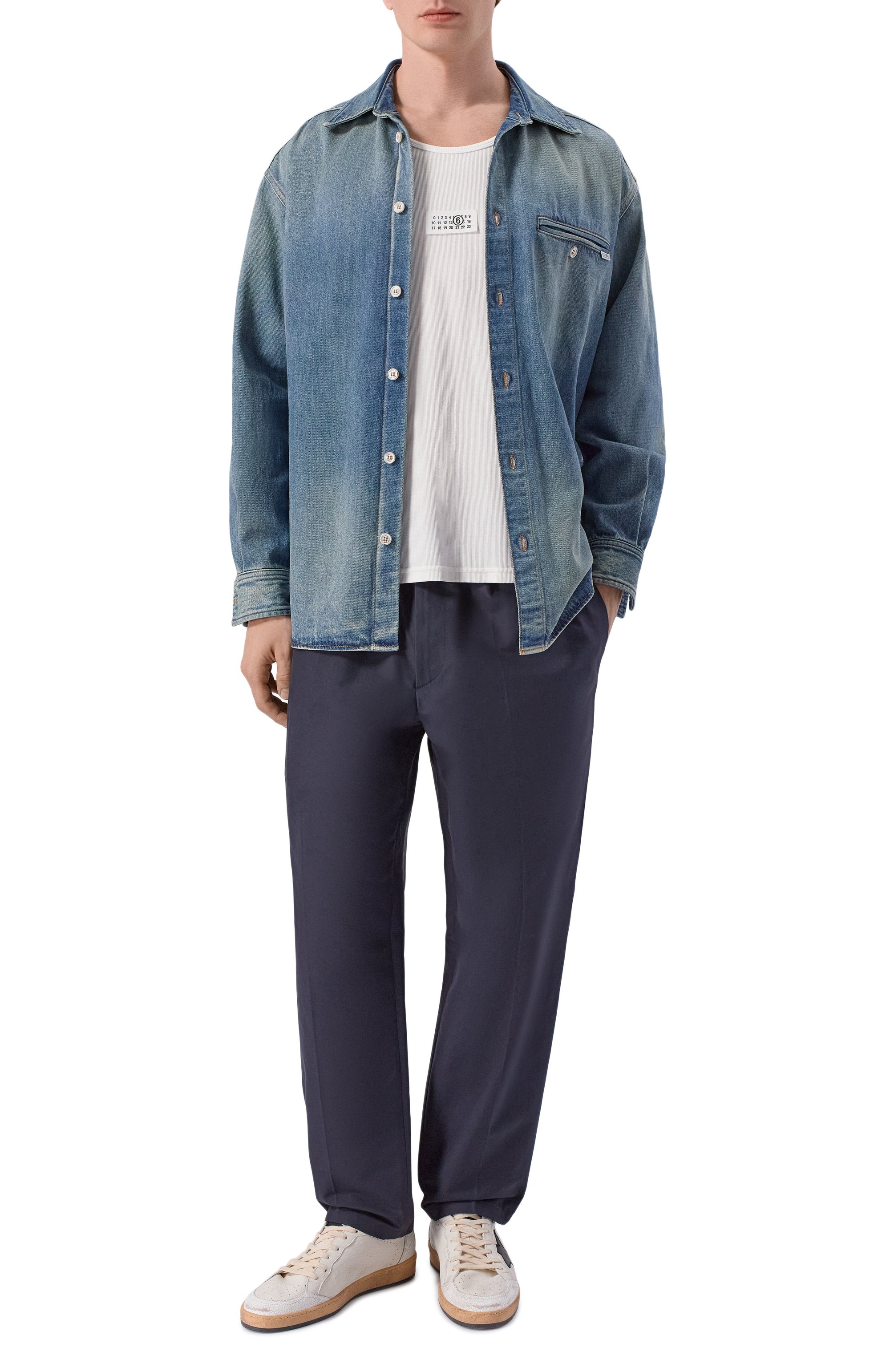 Хлопковая майка MM6, арт. SH0NL0007/M20054, фото 2