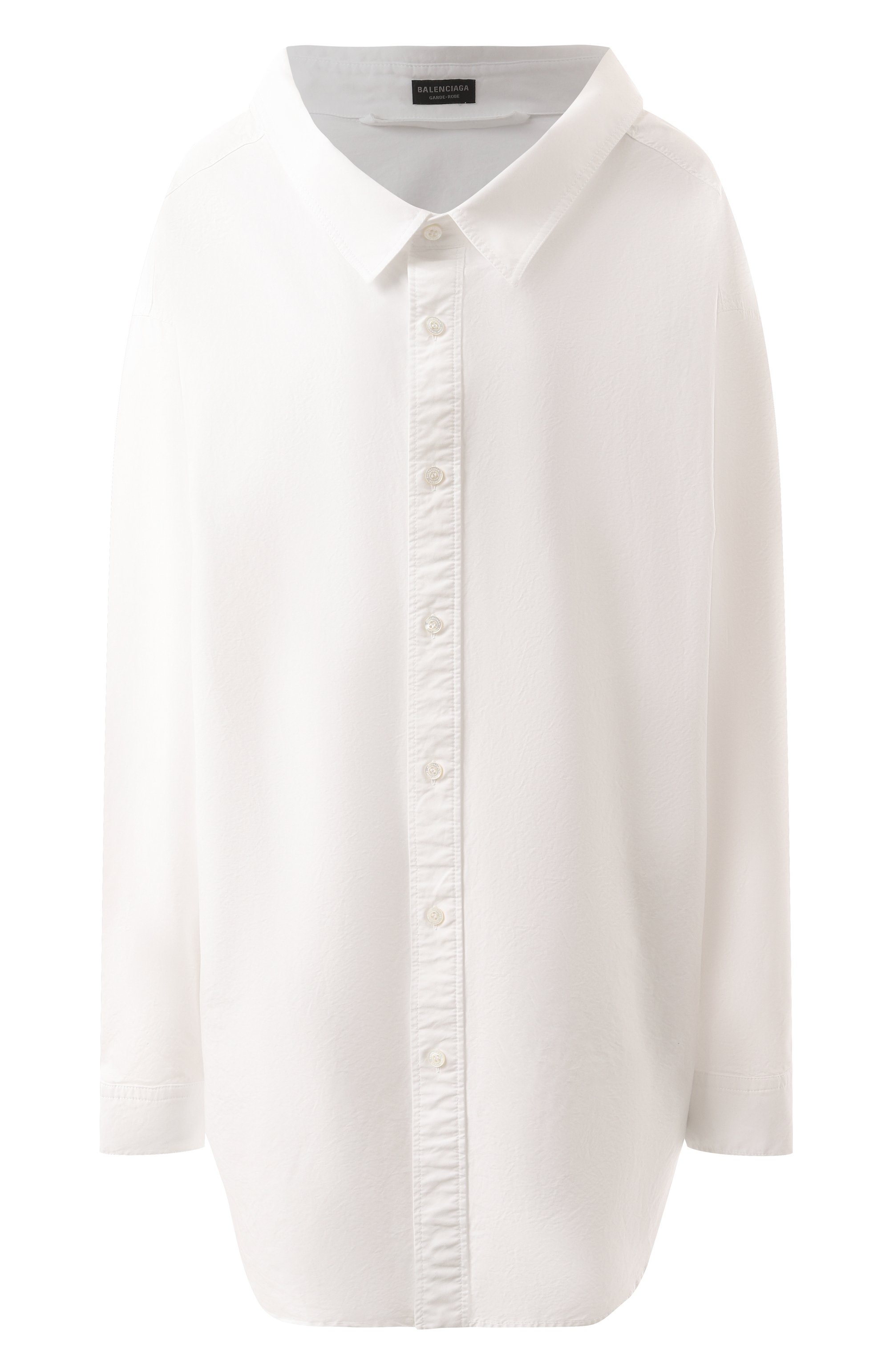 Хлопковая рубашка BALENCIAGA, арт. 809072/TNM60, фот�о 1