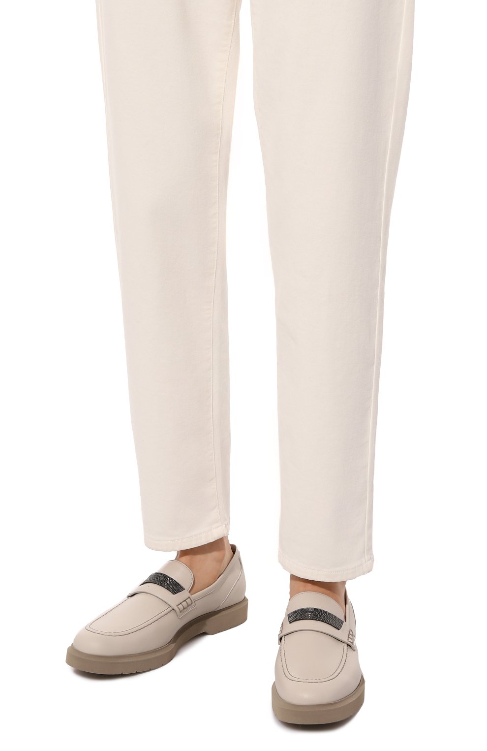 Кожаные пенни-лоферы BRUNELLO CUCINELLI, арт. MZSKGBP423, фото 3