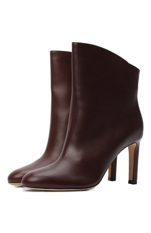 

Кожаные ботильоны Karter 85 Jimmy Choo, Бордовый