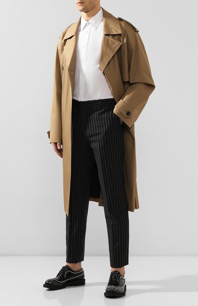 Хлопковая рубашка ALEXANDER MCQUEEN, арт. 595602/Q0N66, фото 2