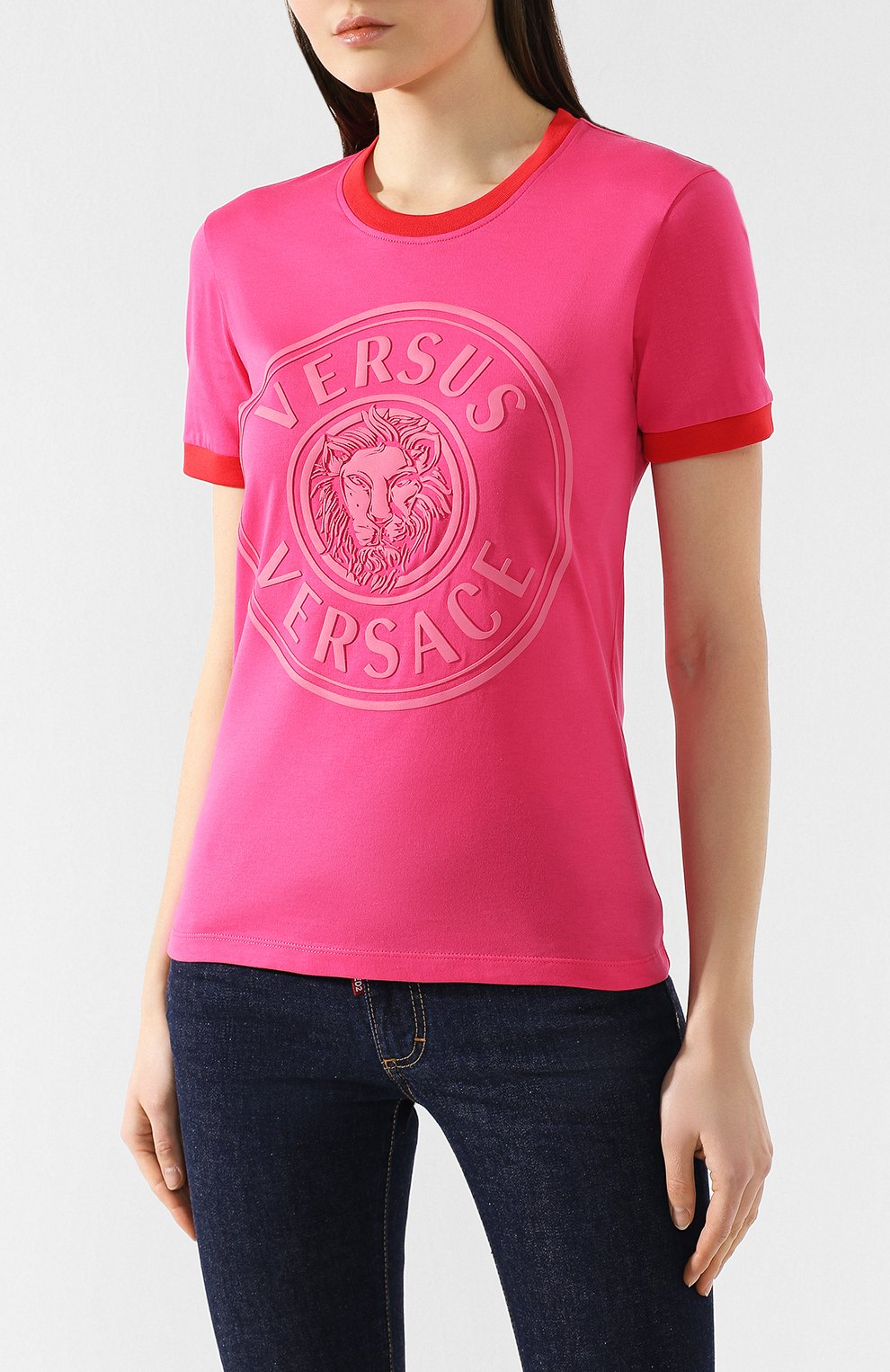 Хлопковая футболка VERSUS VERSACE, арт. BD90679/BJ10388, фото 3