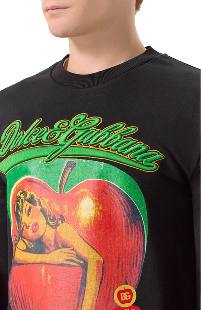 Хлопковый свитшот DOLCE & GABBANA, арт. G9AHSZ/G7PHG, фото 5