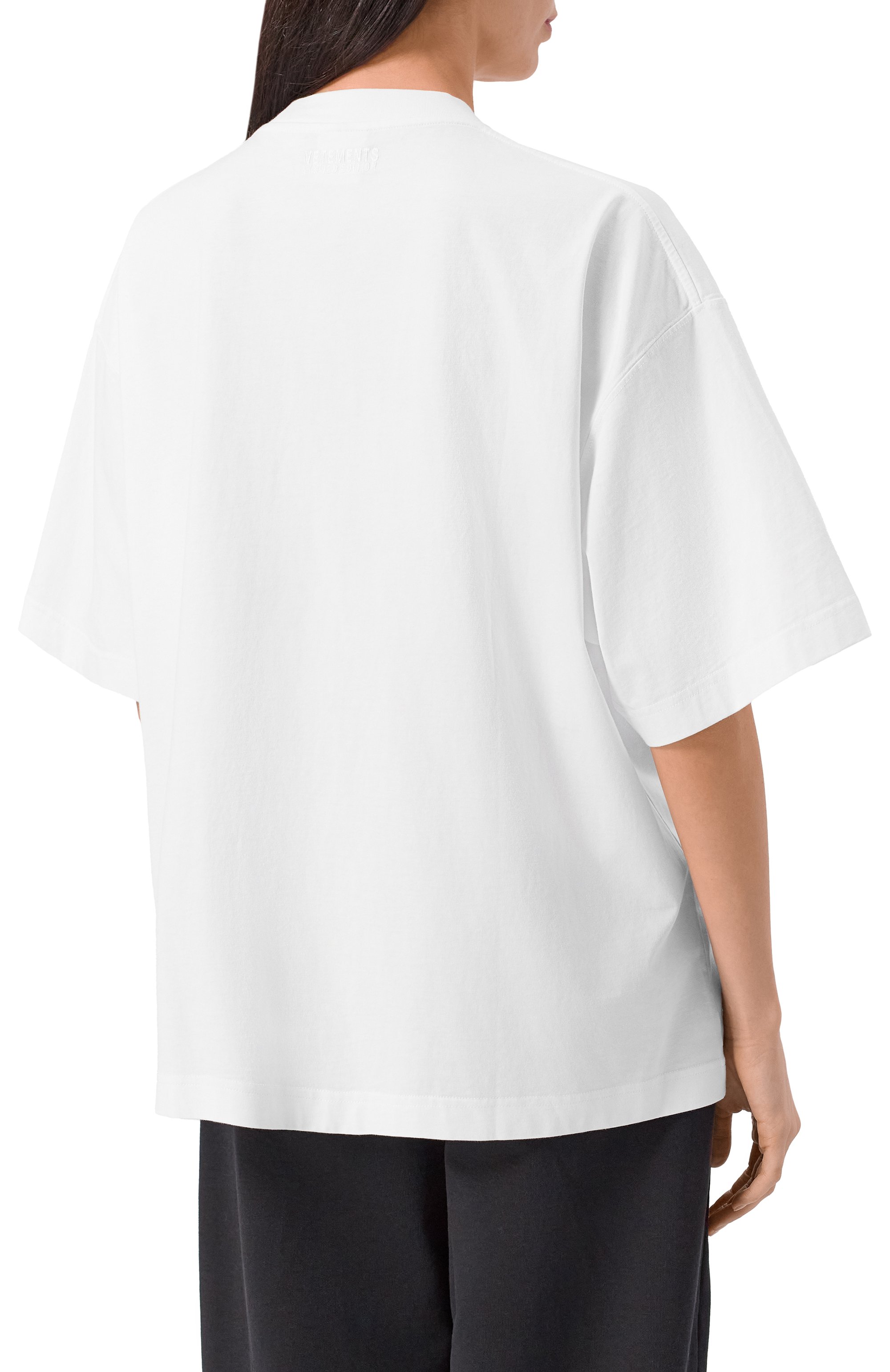 Хлопковая футболка VETEMENTS, арт. UH76TR650W/1000 LIGHT JERSEY, фото 7