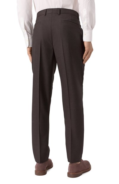 Шерстяные брюки BRUNELLO CUCINELLI, арт. MB407E1450, фото 4