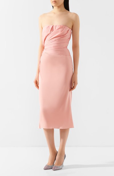 Шелковое платье DOLCE & GABBANA, арт. F6H8LT/FUABF, фото 3