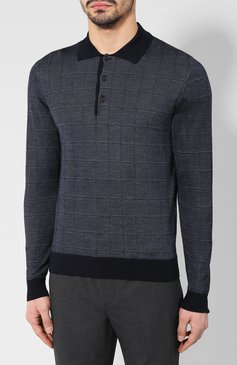 Поло из смеси шелка и шерсти BRIONI, арт. UMR30L/P8K25, фото 3