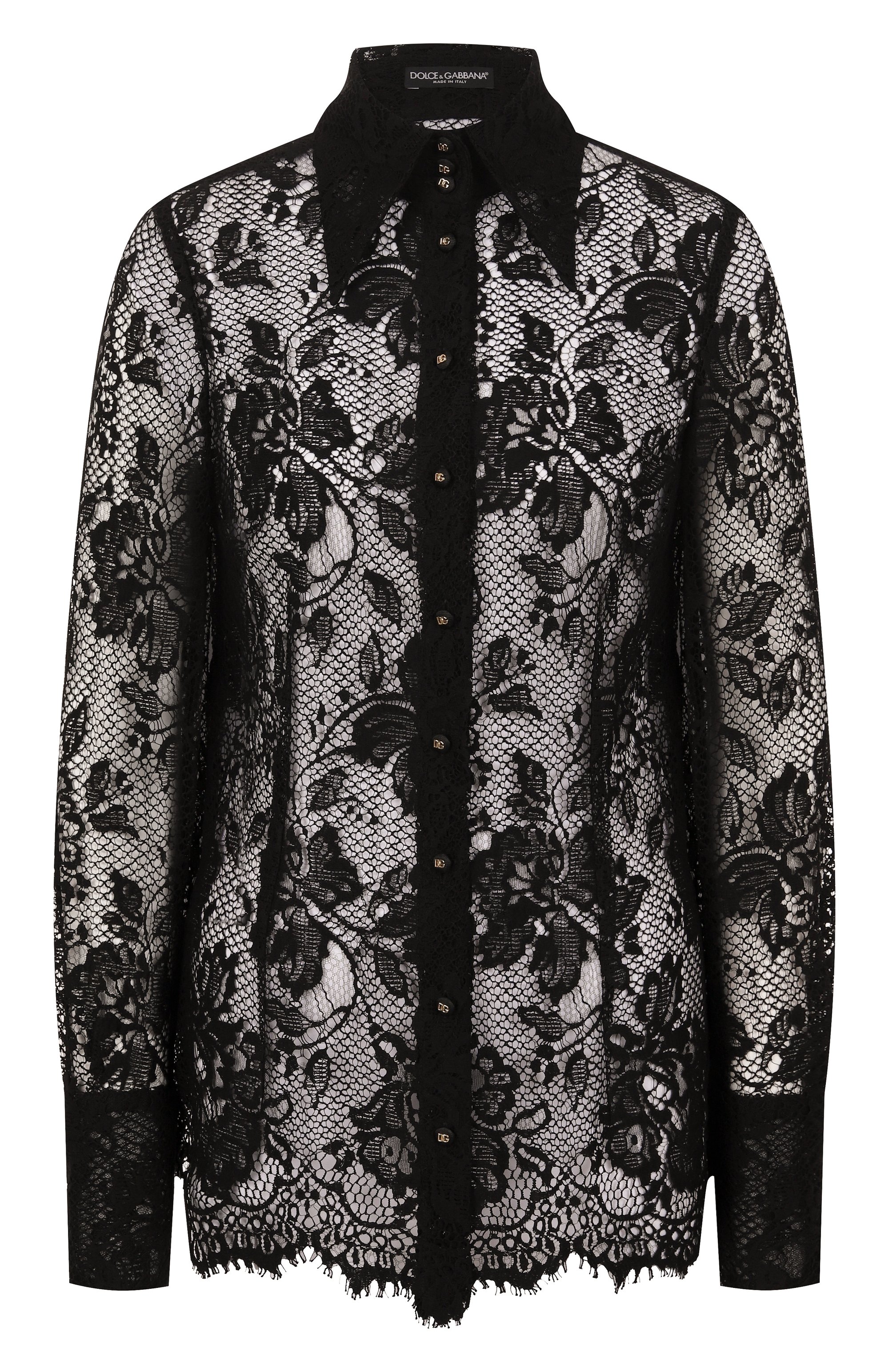 Хлопковая блузка DOLCE & GABBANA, ар�т. F5P70T/ILMBI, фото 1