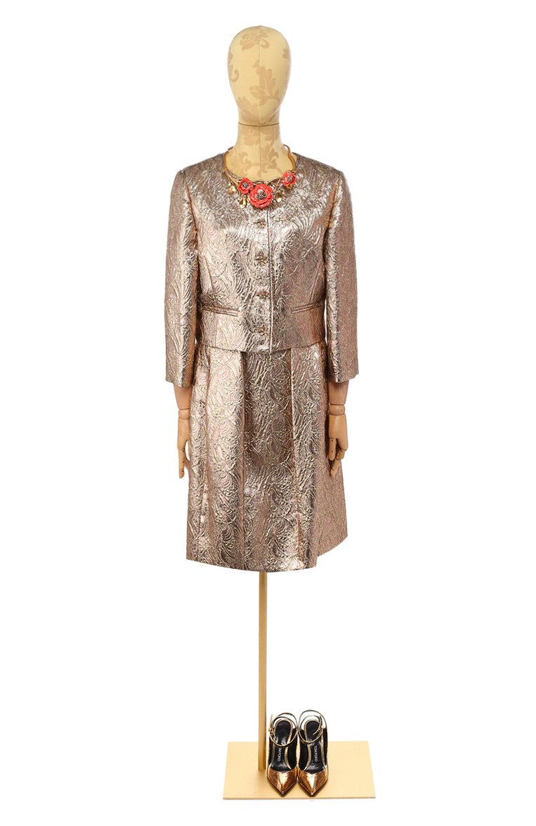 Юбка из смеси шелка и шерсти OSCAR DE LA RENTA, арт. F16N201SRSG, фото 1