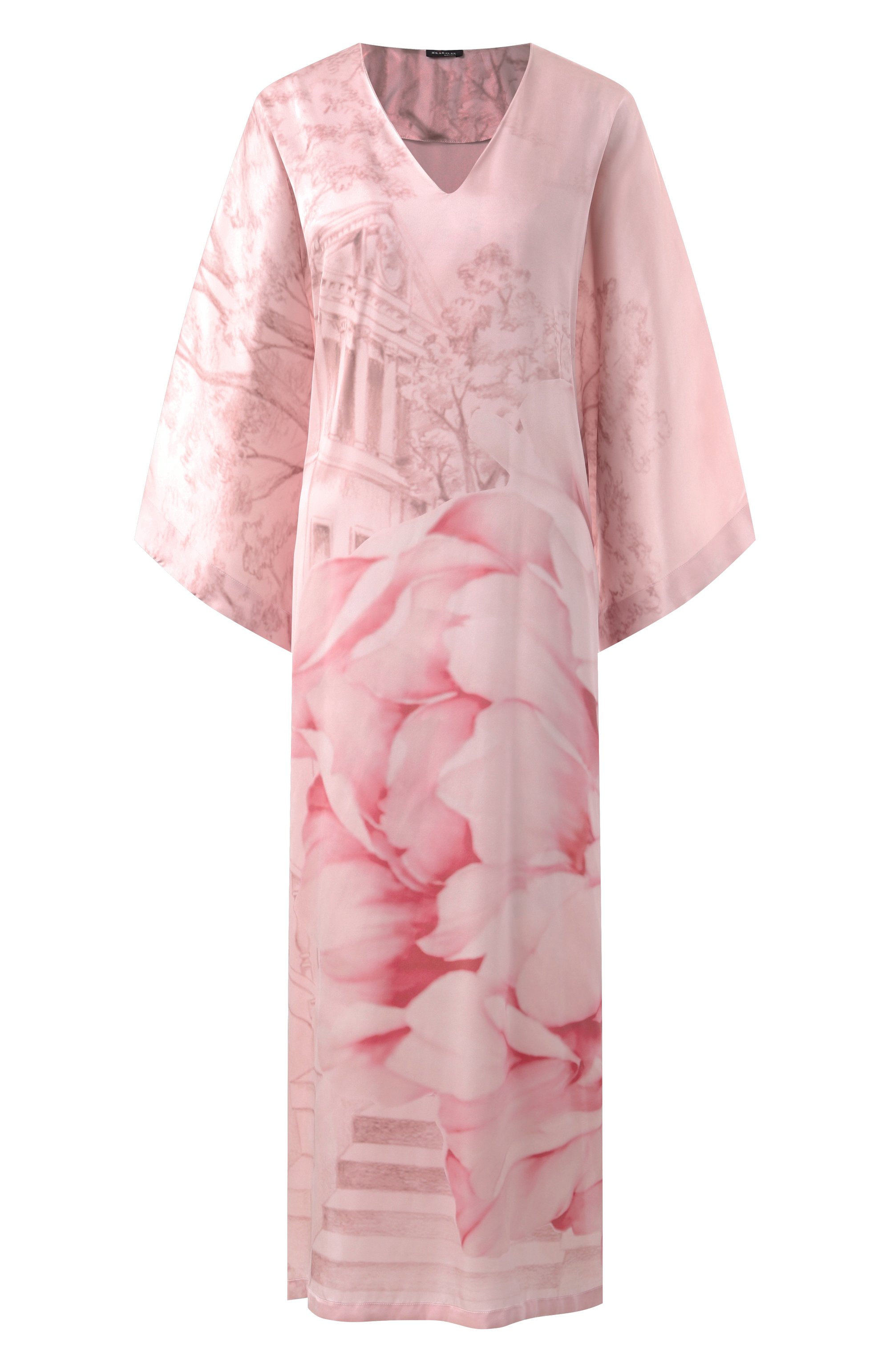 Атласное платье KITON, арт. D58358K0926E11, фото 1