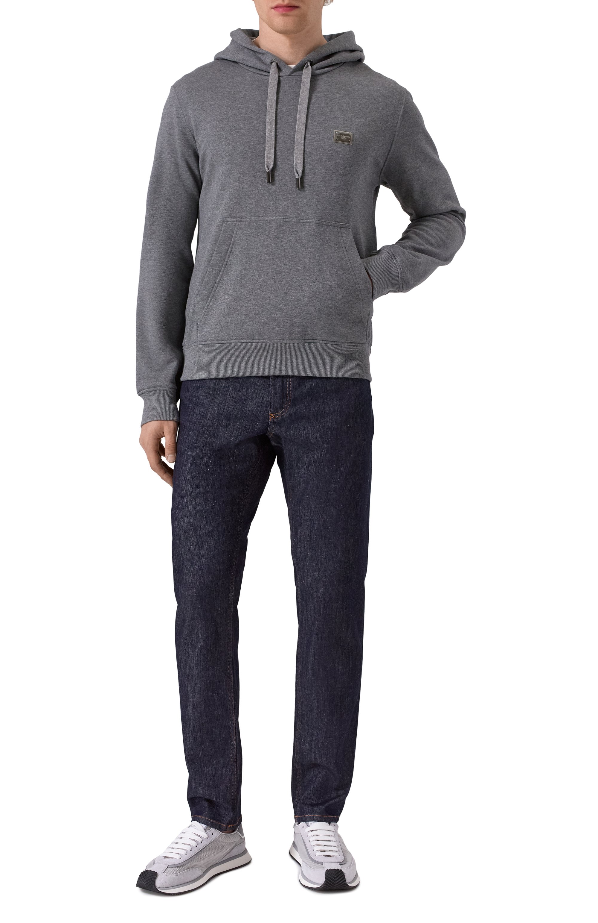 Хлопковое худи DOLCE & GABBANA, арт. G9BGPT/G7N7B, фото 2