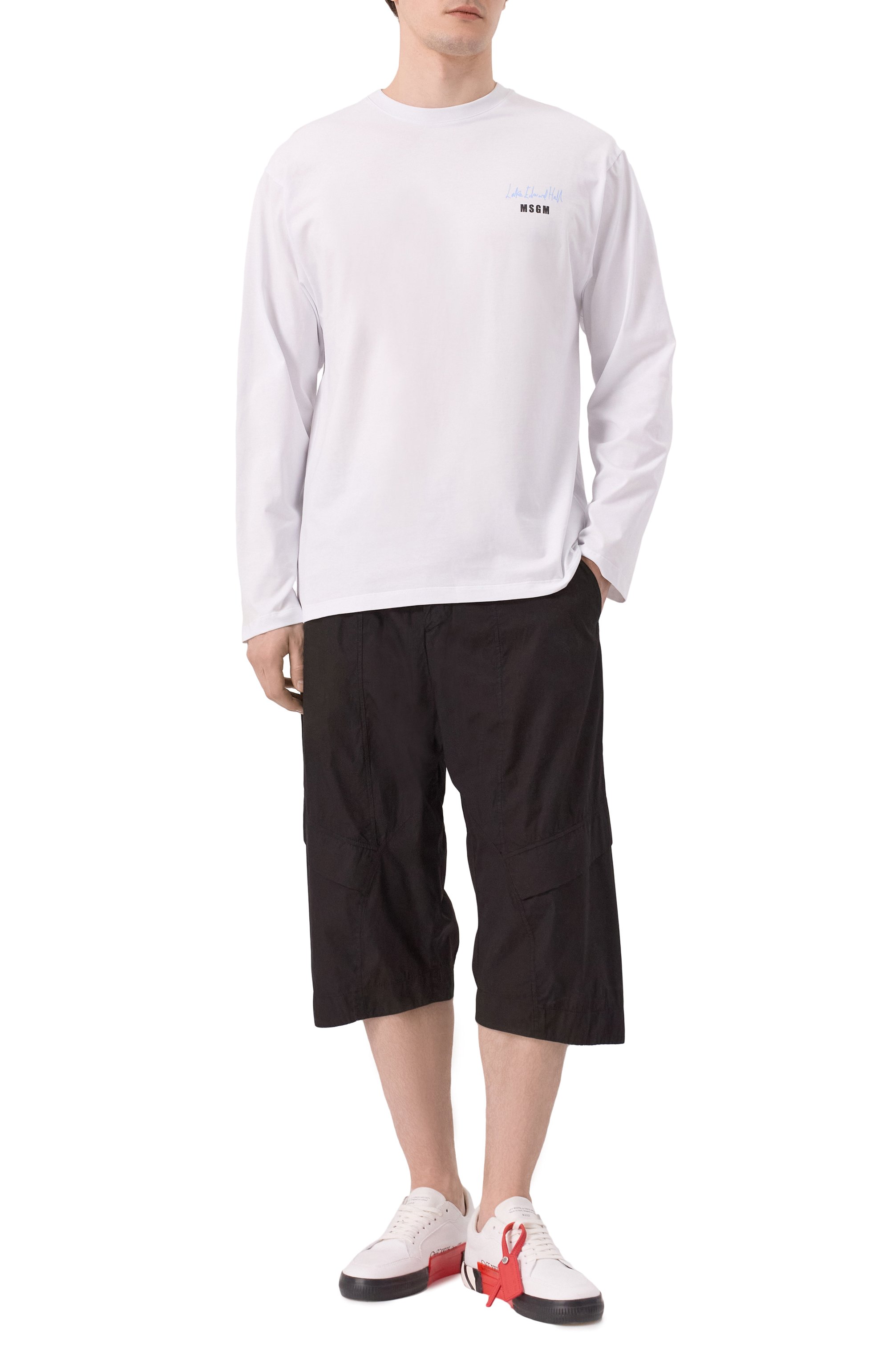 Шорты из хлопка и вискозы TRANSIT, арт. CFUTRZB118, фото 2