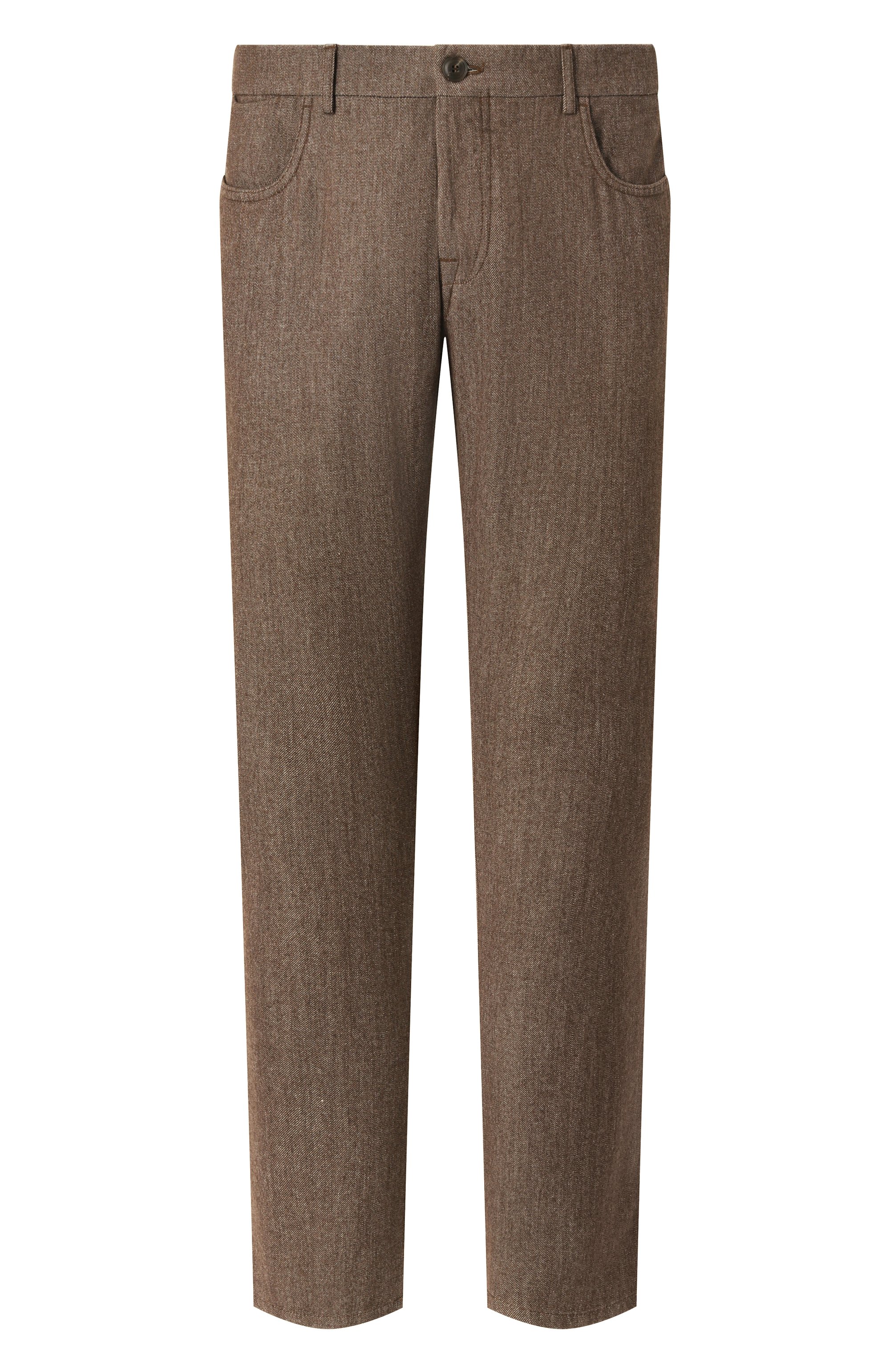 Брюки из хлопка и шерсти CANALI, арт. V1551/AV05333, фото 1