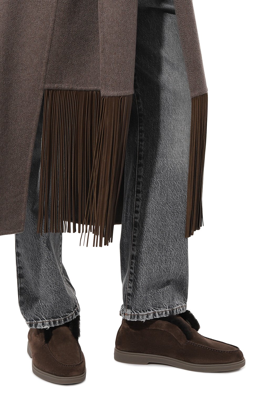 Замшевые ботинки yalta SANTONI, арт. WUYA58457TM0ASV7, фото 3