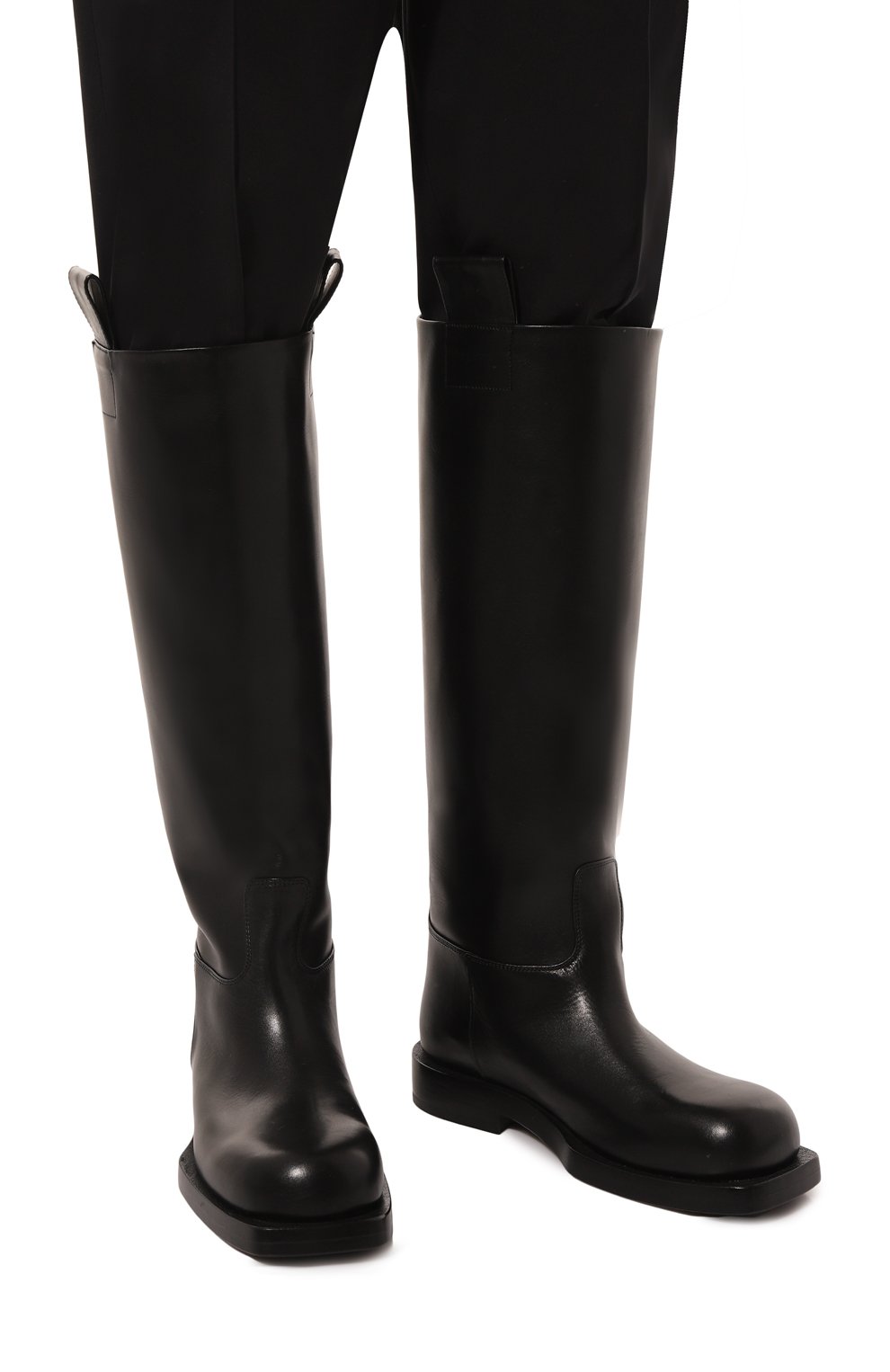 Кожаные сапоги MATTIA CAPEZZANI черного цвета по цене 93150 руб., арт. M2431/VITELL0, фото 3 Кожаные сапоги MATTIA CAPEZZANI, арт. M2431/VITELL0, фото 3