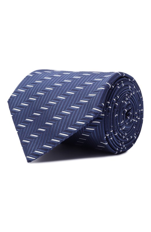 Шелковый галстук Brioni O62H00-PC440 Синий O62H00-PC440
