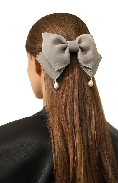 Бант PANFIL серого цвета по цене 12500 руб., арт. 31-MINP, фото 2 Бант PANFIL, арт. 31-MINP, фото 2