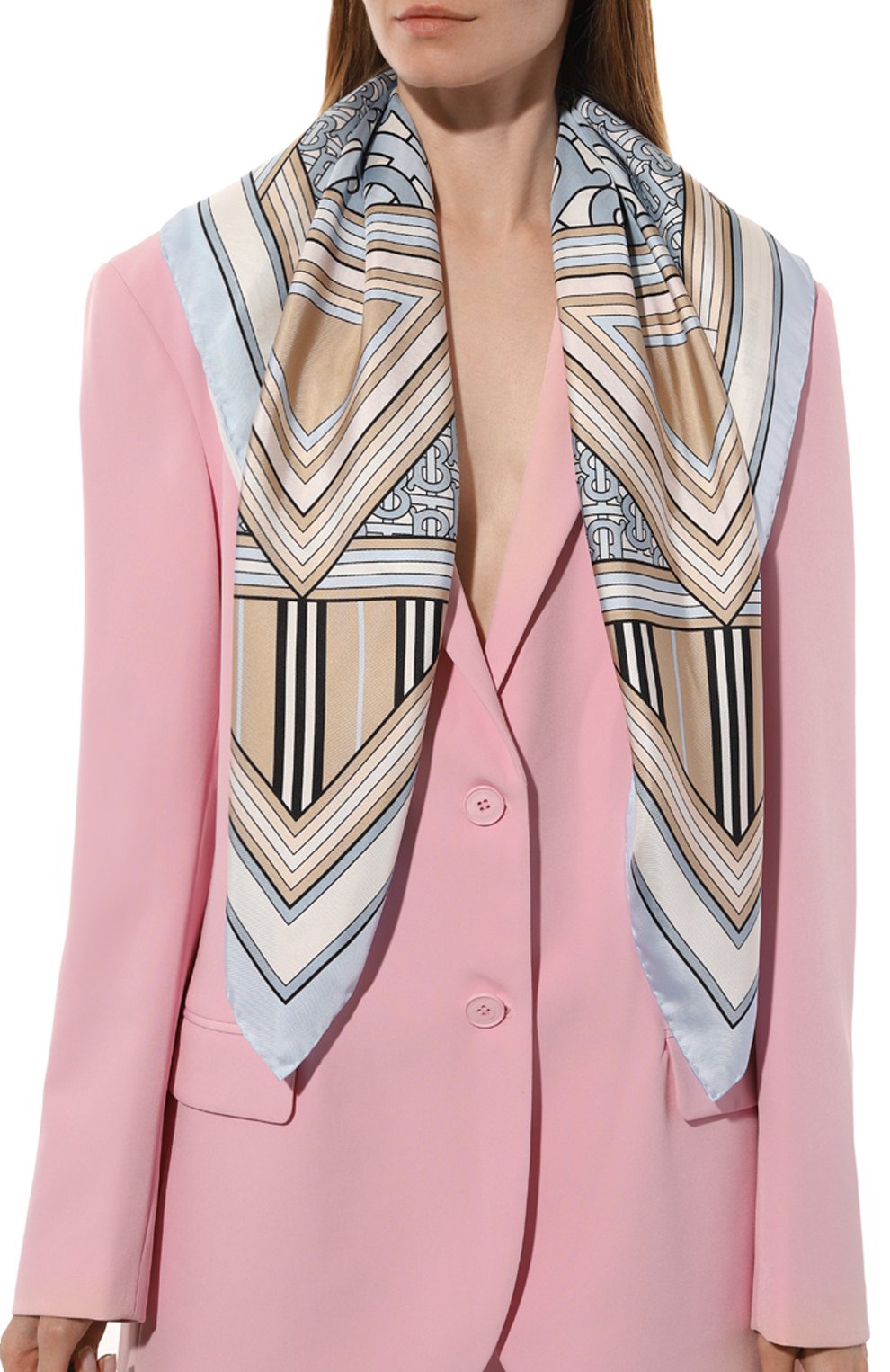 Шелковый платок  BURBERRY, арт. 8056041, фото 3