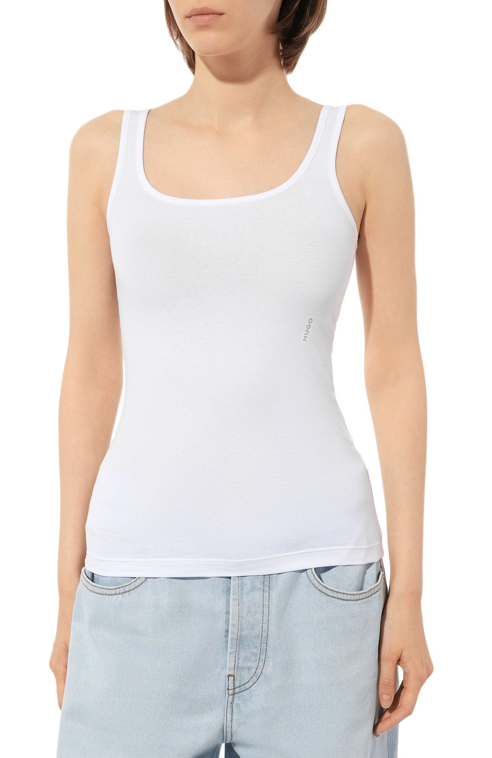 Комплект из двух маек HUGO белого цвета по цене 6735 руб., арт. 50469682, фото 3 Комплект из двух маек HUGO, арт. 50469682, фото 3