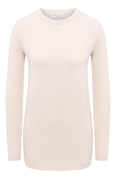 Женская хлопковый лонгслив BRUNELLO CUCINELLI, арт. M0T18B0107
