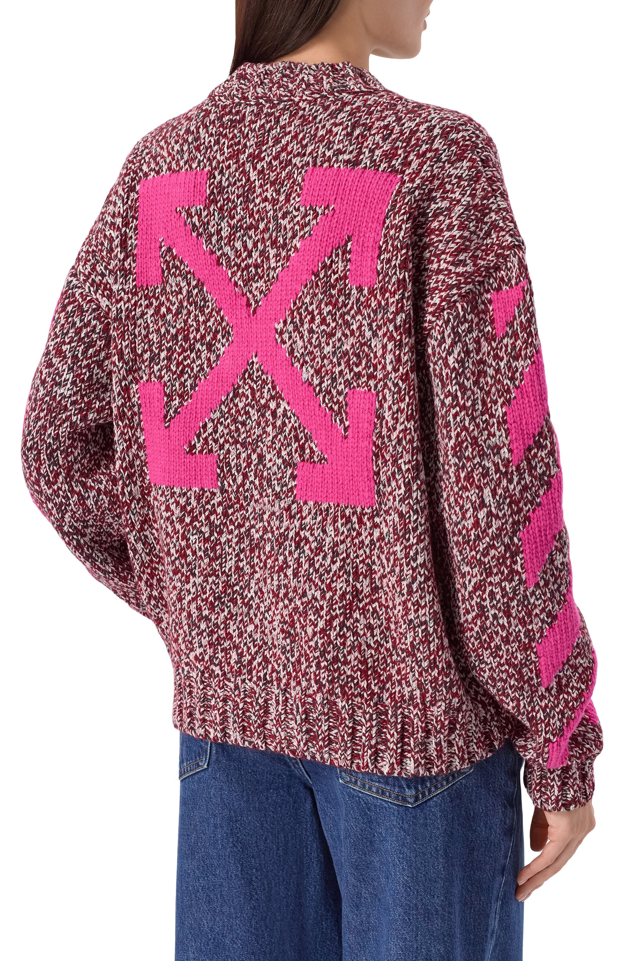 Шерстяной свитер OFF-WHITE, арт. 0WHE10JF25KNI001, фото 4