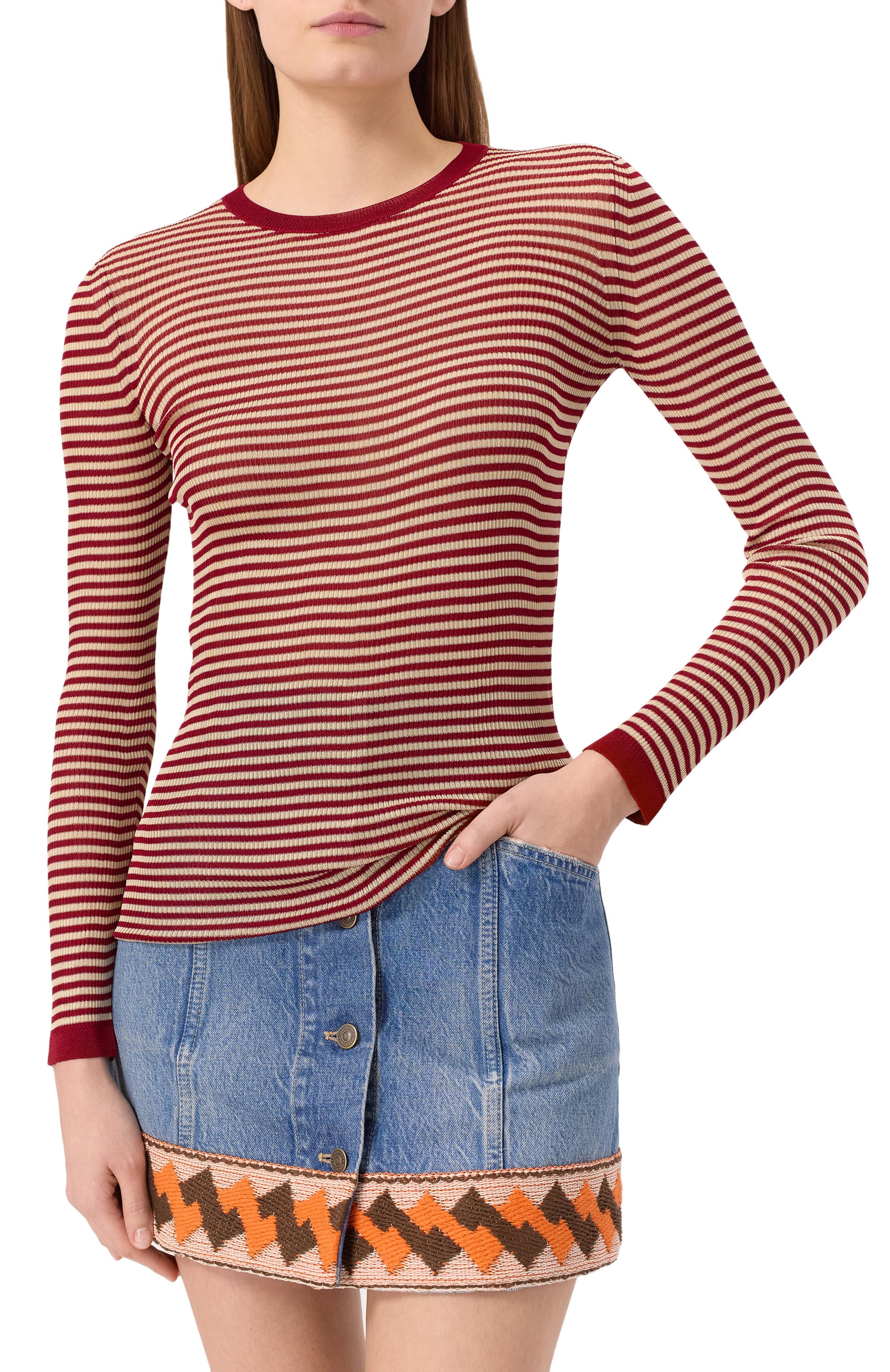 Шелковый пуловер VALENTINO, арт. 6B3KC62S946, фото 3