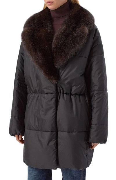 Пуховик с отделкой из соболя MVST, арт. M25.1PW.0009, фото 3