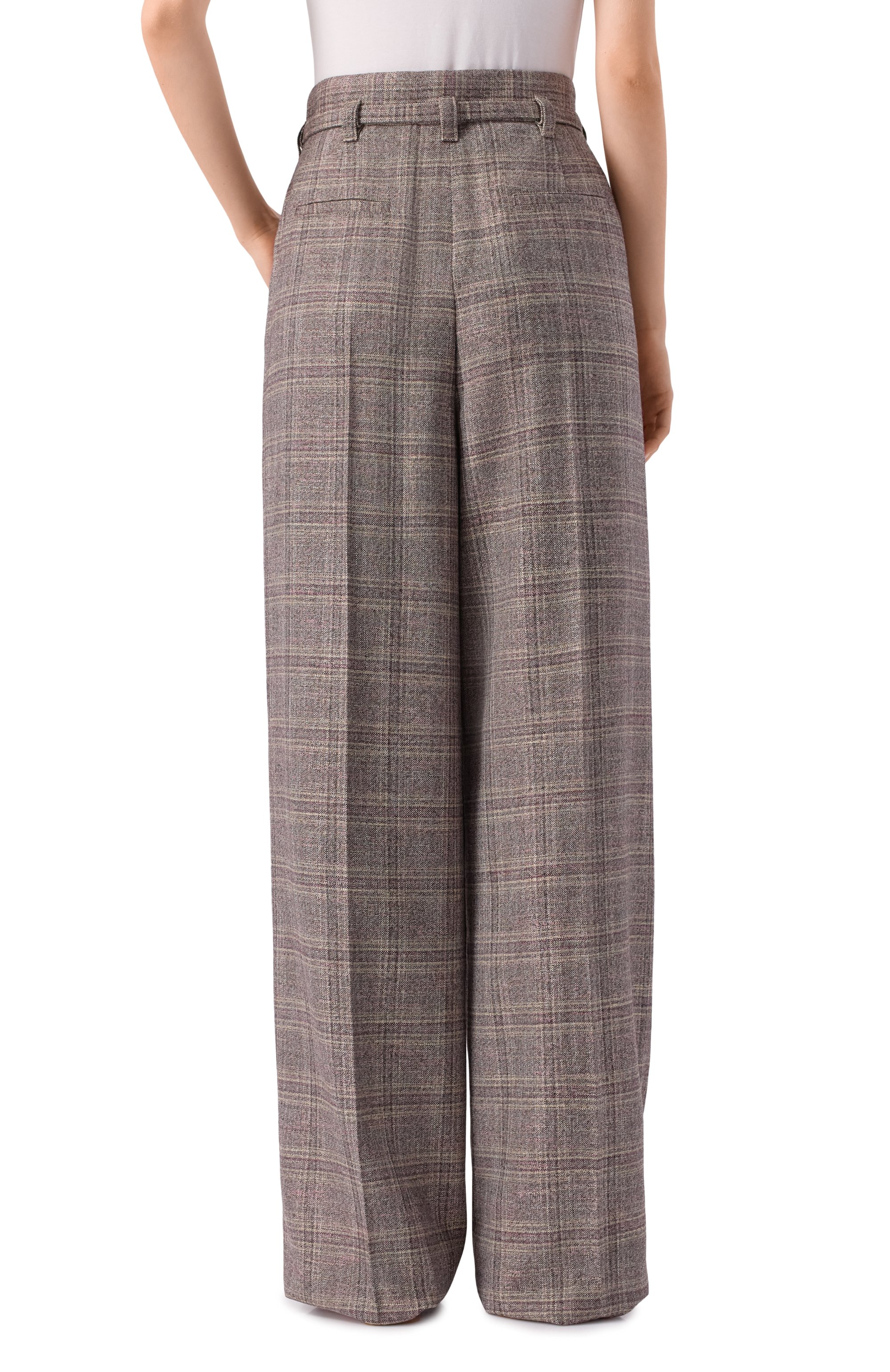 Брюки из шерсти и вискозы AGNONA, арт. T71004E/Q1044E, фото 4