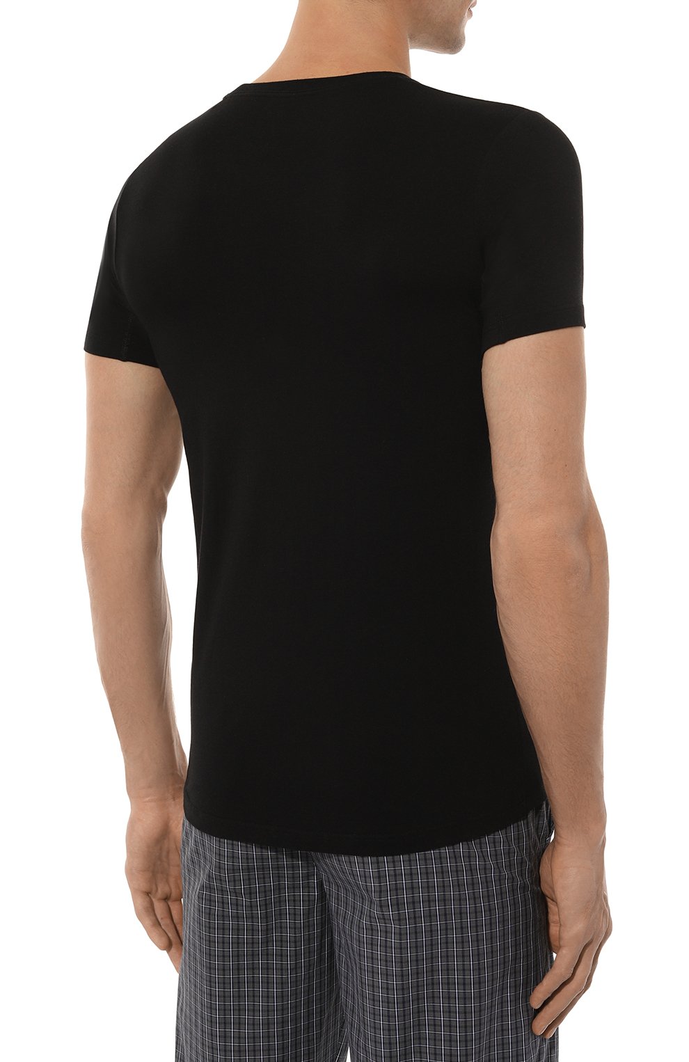 Футболка из хлопка и вискозы FALKE черного цвета по цене 7330 руб., арт. 68118, фото 4 Футболка из хлопка и вискозы FALKE, арт. 68118, фото 4
