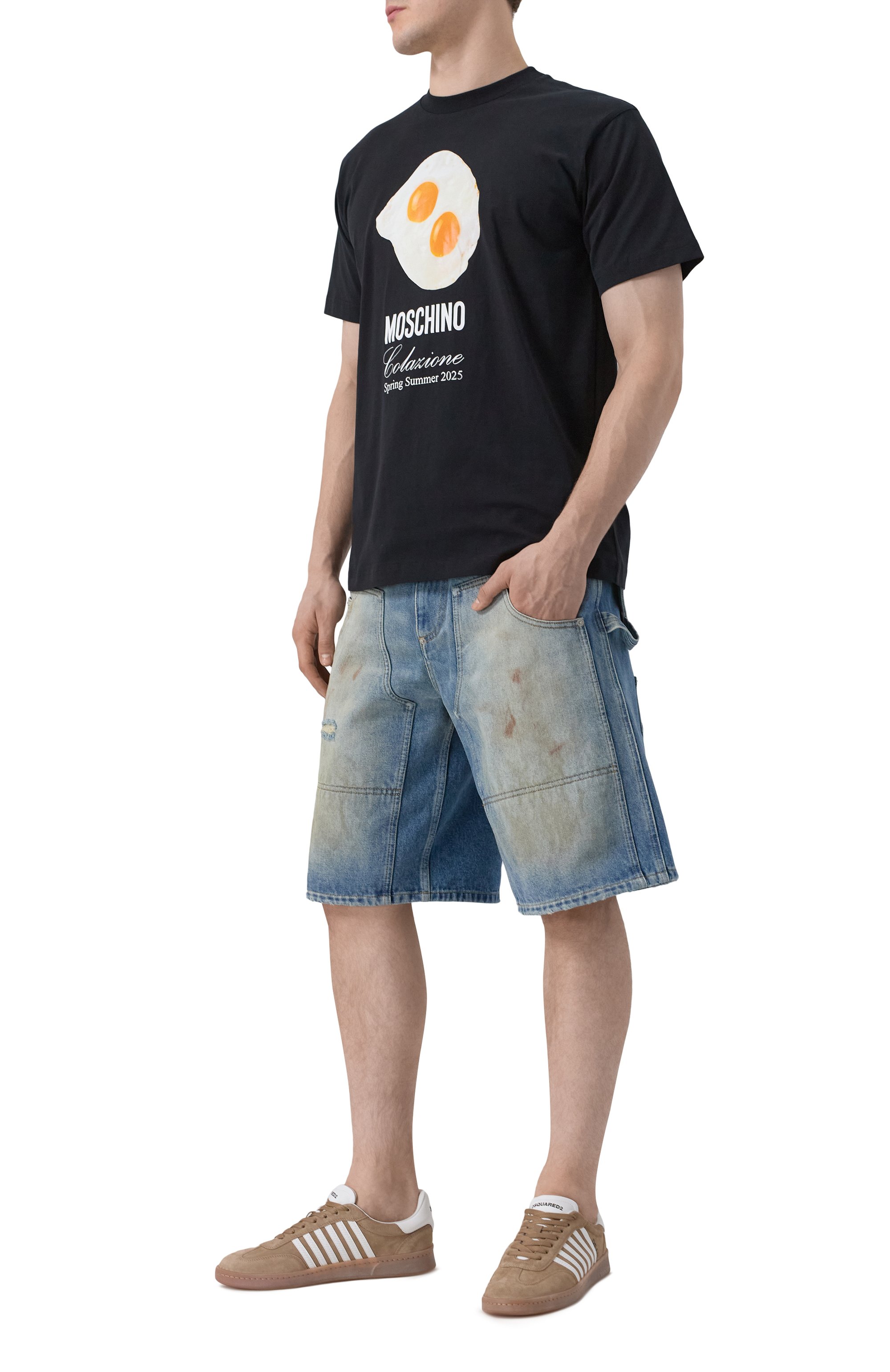 Замшевые кеды boxer DSQUARED2, арт. SNM0364/14170001, фото 2