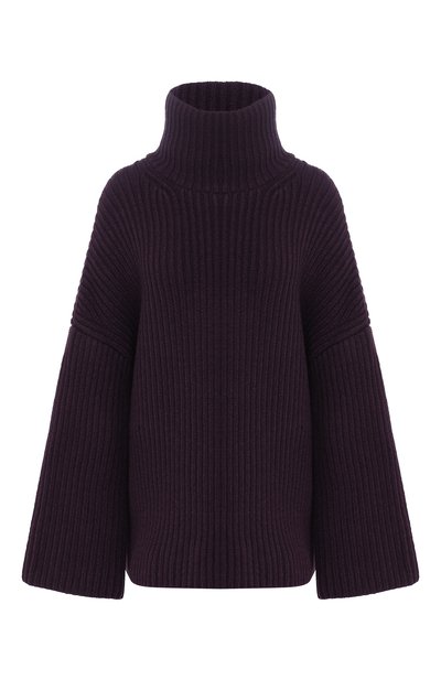 Женский шерстяной свитер NANUSHKA, арт. RAW_AUBERGINE_S0FT W00L BLEND