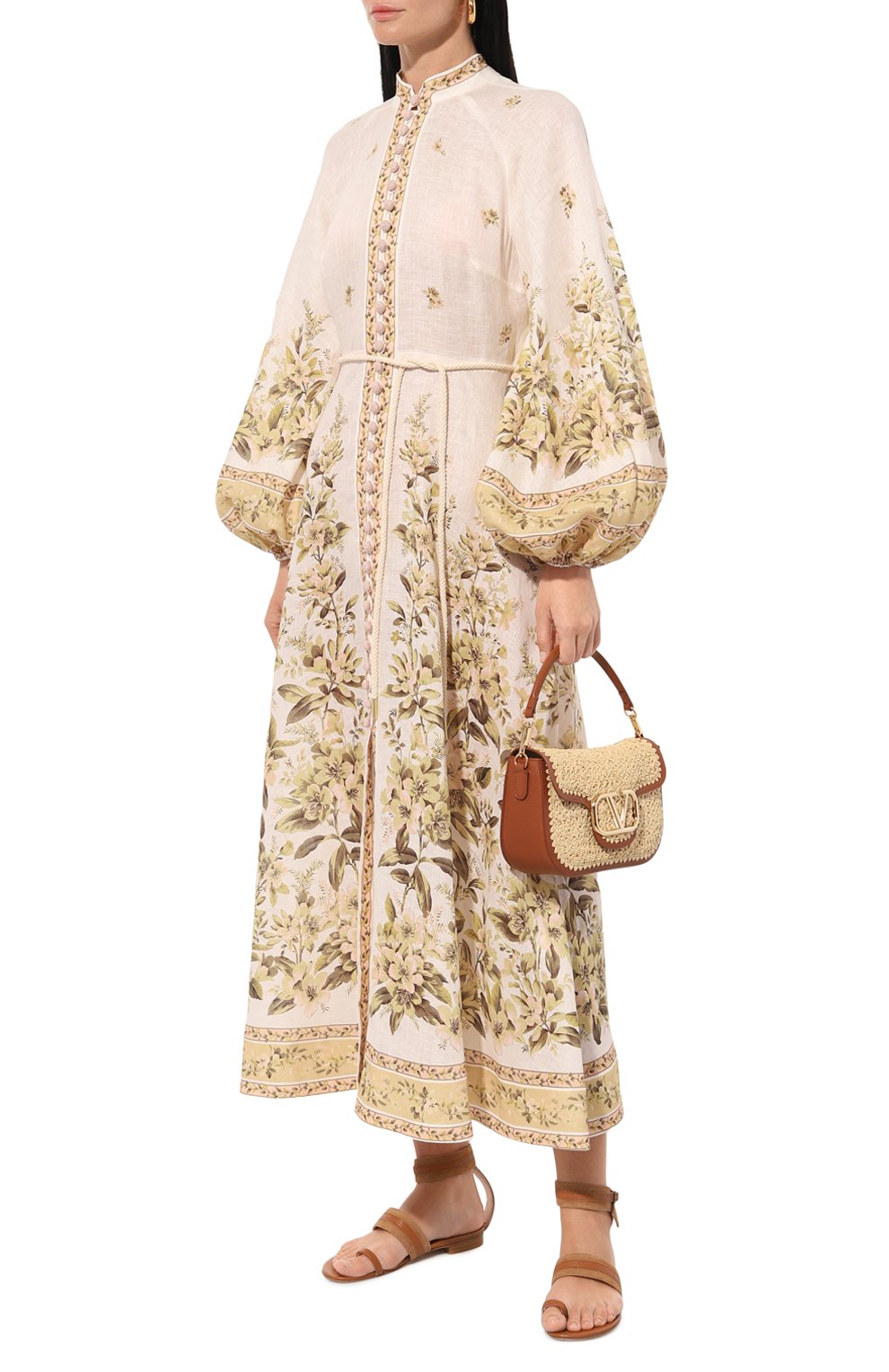 Льняное платье ZIMMERMANN, арт. 1084DSS245, фото 2