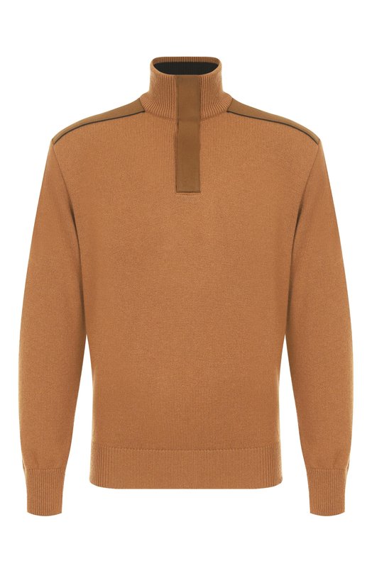 Свитер из шерсти и кашемир Paul&Shark 15311152/3XL-6XL Бежевый 15311152/3XL-6XL