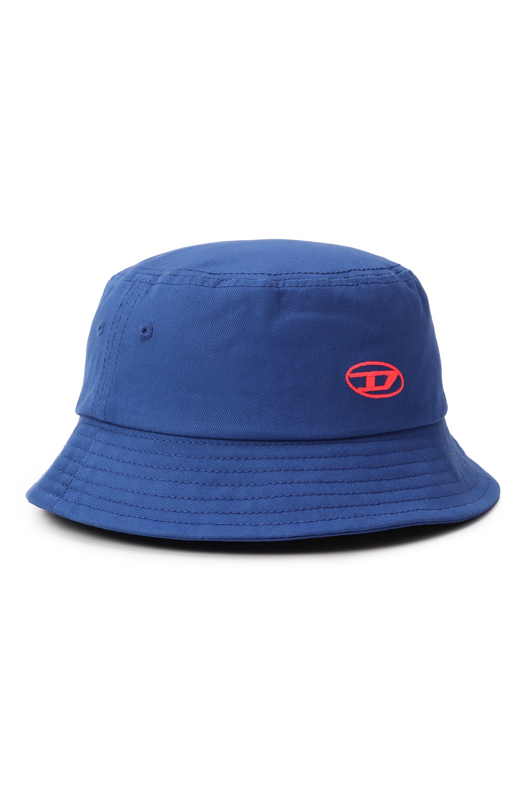 Хлопковая панама DIESEL синего цвета по цене 6970 руб., арт. J02128/KXA77, фото 1 Хлопковая панама DIESEL, арт. J02128/KXA77, фото 1