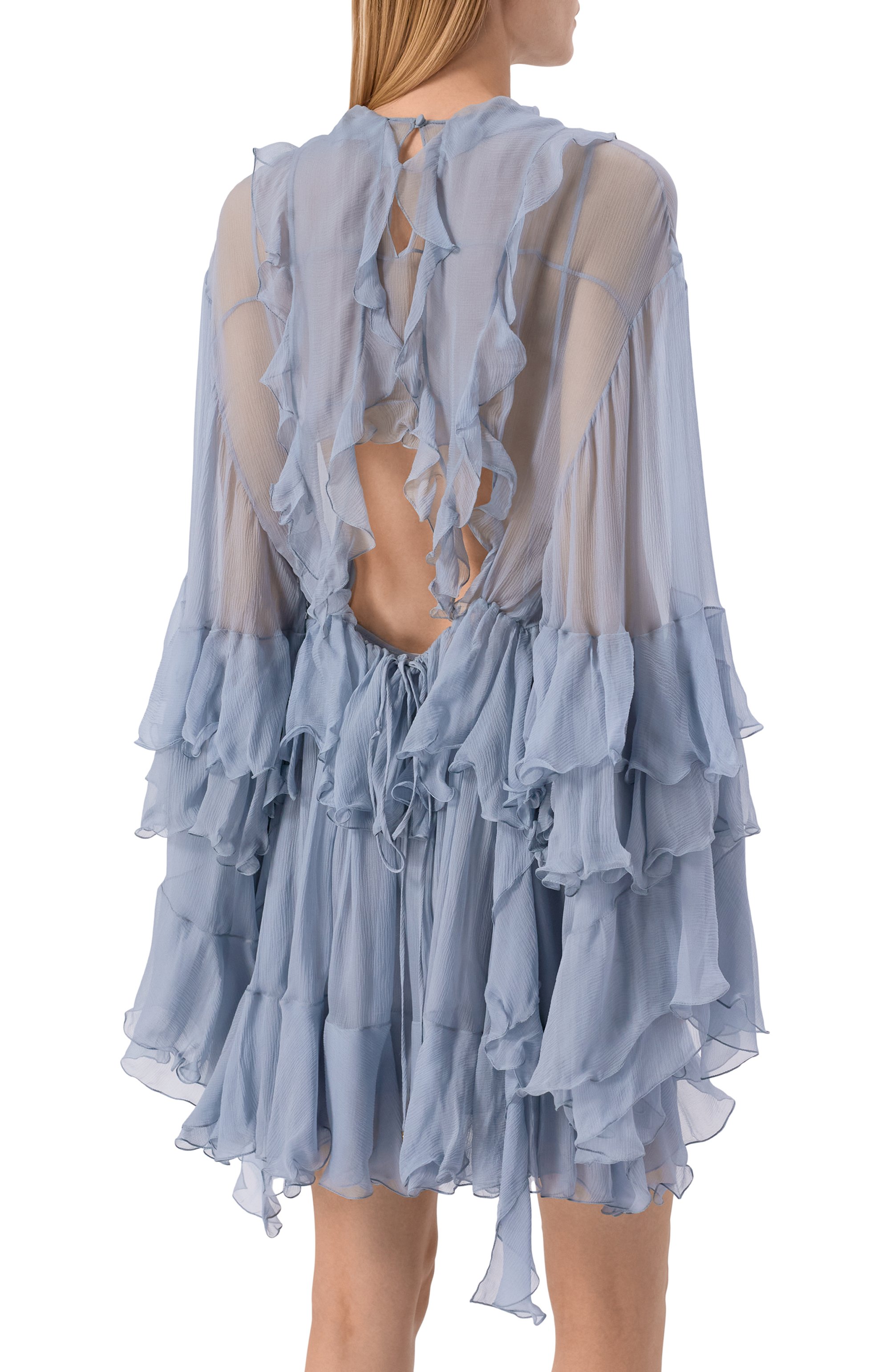 Шелковое платье CHLOÉ, арт. CH26SR052001, фото 4