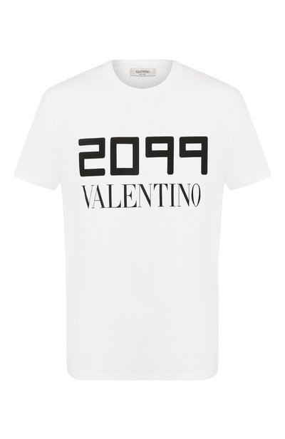 Хлопковая футболка VALENTINO, арт. SV0MG04E5SJ, фото 1