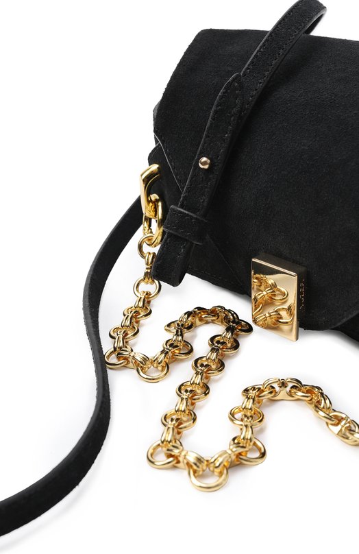 Сумка Oyster Clutch mini Yuzefi 0YSTER CLUTCH MINI/SUEDE Чёрный  0YSTER CLUTCH MINI/SUEDE Фото 6