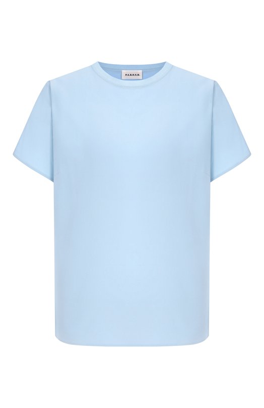 Шелковый топ P.A.R.O.S.H. D311633/SWEET26 Голубой D311633/SWEET26