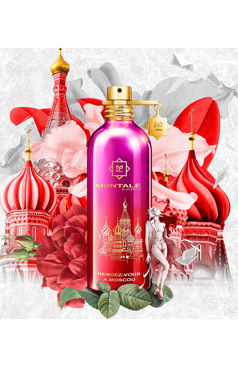 Парфюмерная вода rendez-vous a moscou (100ml) MONTALE бесцветного цвета, арт. 3760260456289 | Фото 2 (Тип продукта - парфюмерия: Парфюмерная вода; Региональные ограничения белый список (Axapta Mercury): Не проставлено; Нос: Не проставлено; Ограничения доставки: flammable)