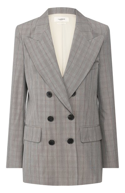 Женский жакет из смеси хлопка и вискозы ISABEL MARANT ETOILE, арт. VE0872-19P009E/ILIANE