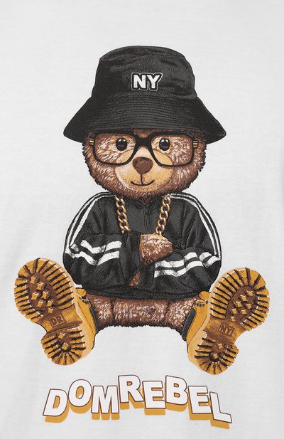 Хлопковая футболка DOMREBEL, арт. NY BEAR/T-SHIRT, фото 5