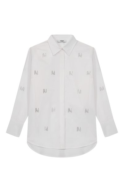 Хлопковая рубашка MSGM KIDS, арт. F5MSJGSI138