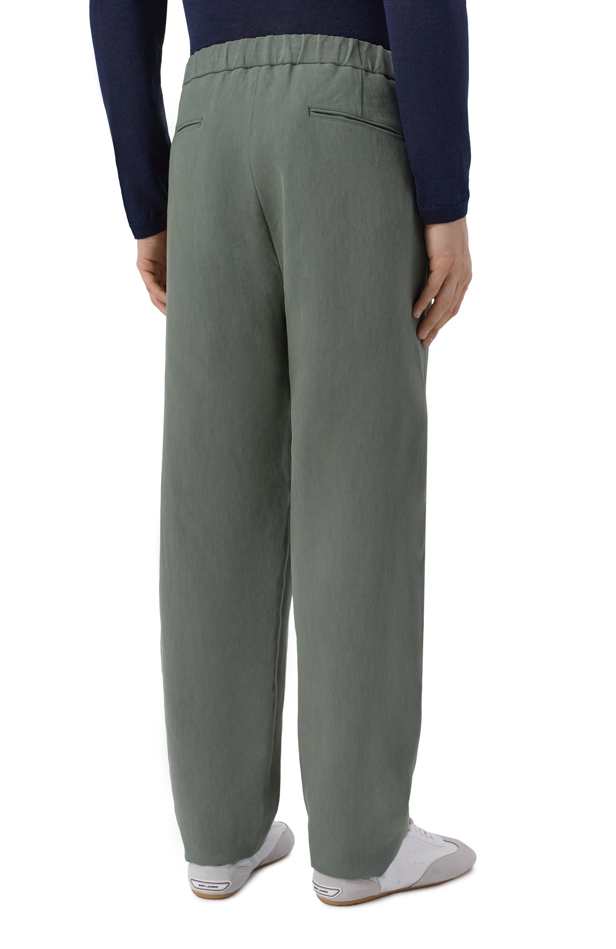 Льняные брюки GIORGIO ARMANI, арт. GM001625/TE10954, фото 4