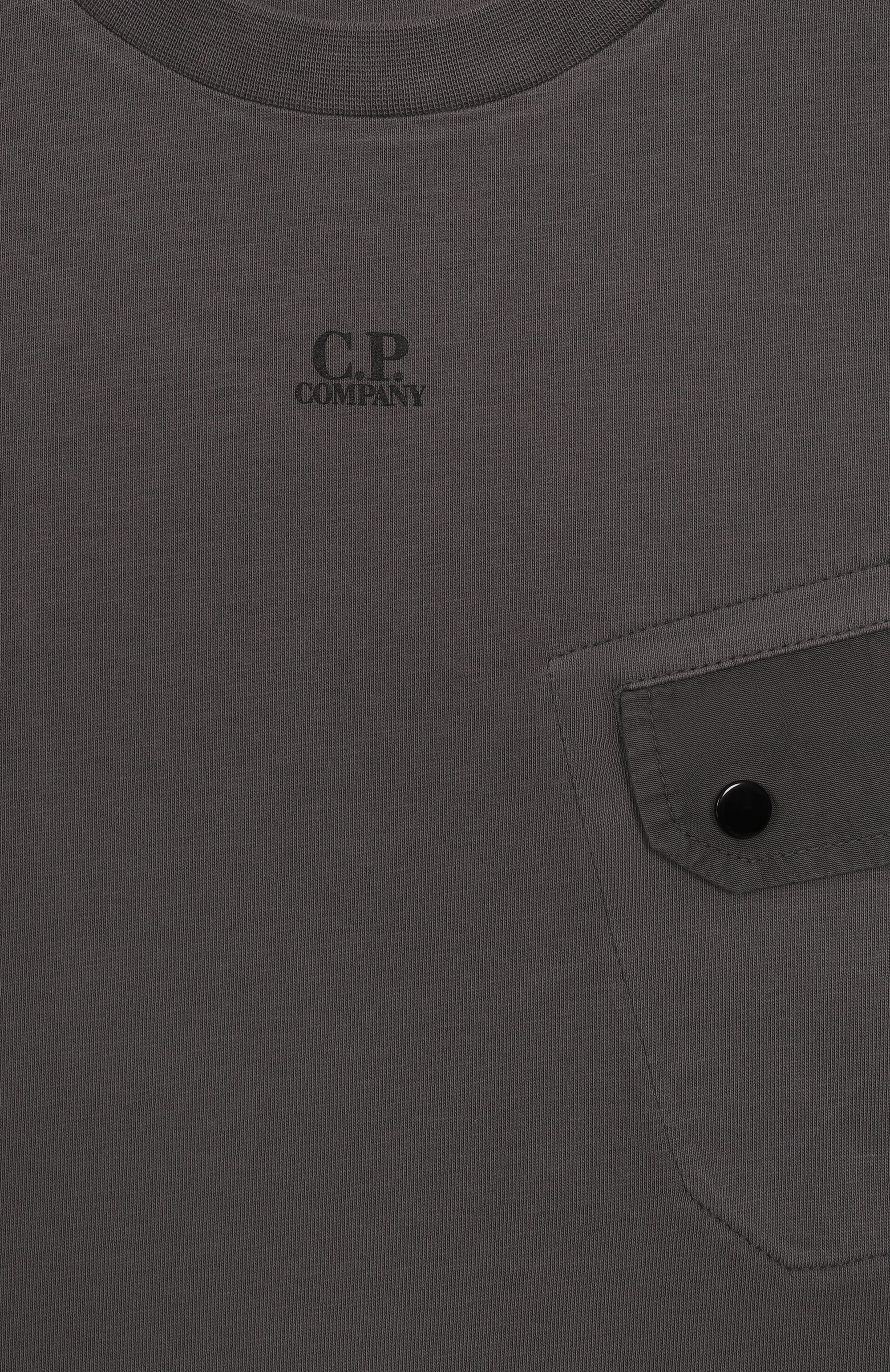 Хлопковая футболка C.P. COMPANY, арт. CUM00N/LAC02/10-14, фото 3