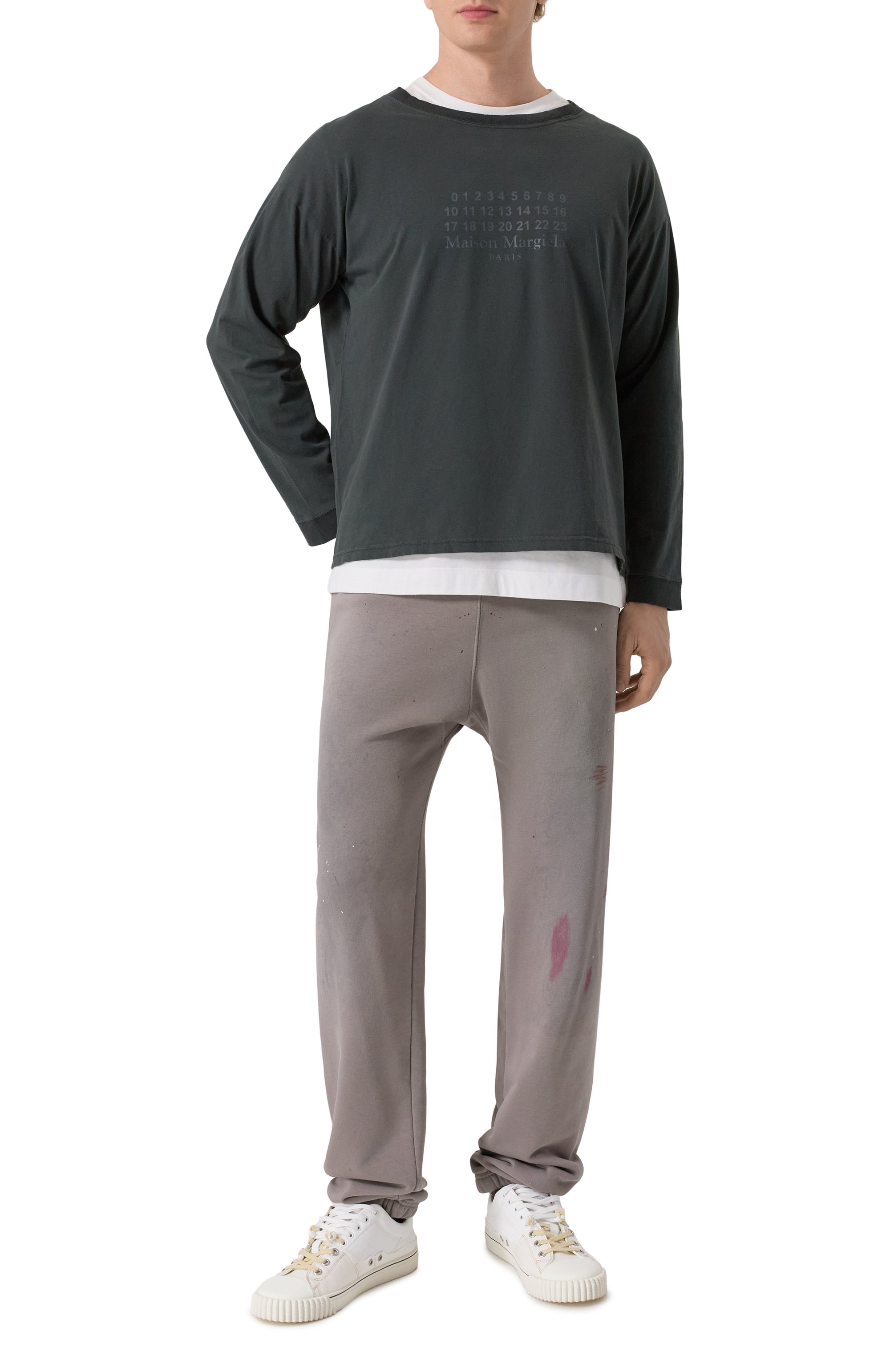 Хлопковые джоггеры MM6, арт. SH2KA0029/M25013, фото 2
