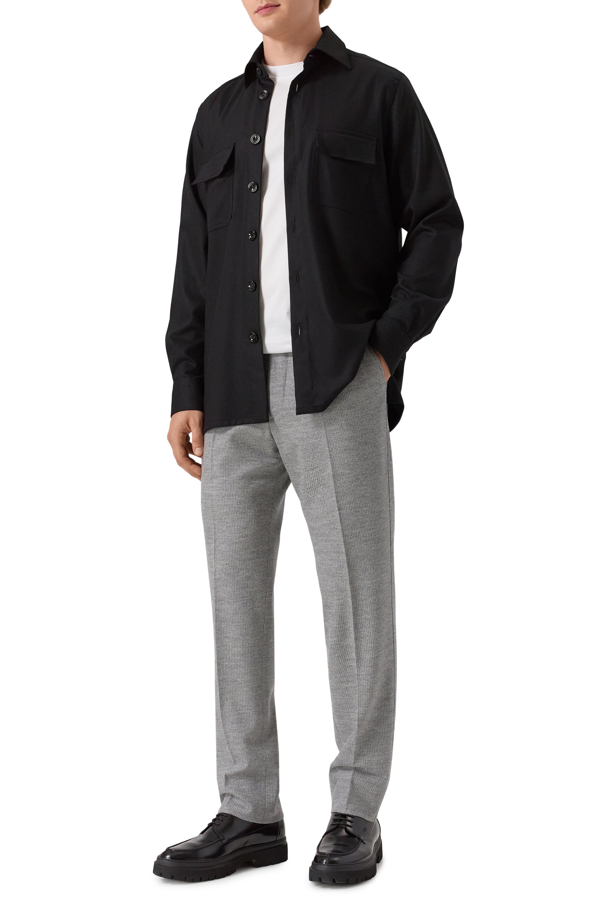 Шерстяная рубашка KITON, арт. UMC016K0124G08, фото 2