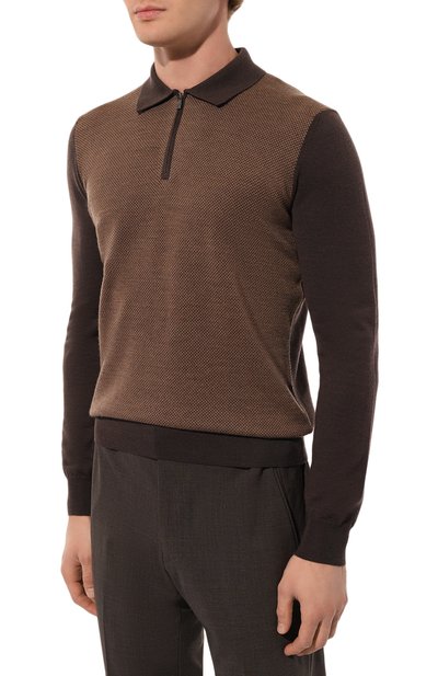 Шерстяное поло CORNELIANI, арт. 94M50X-9425188, фото 3